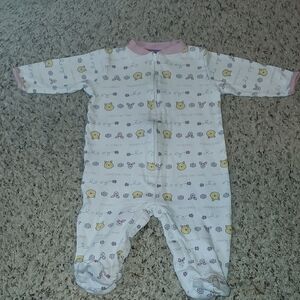 Vintage Winnie The Pooh Baby Girl Outfit Size  3-6 Months